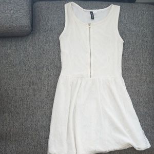 Sheath Lace Short Dress with flower pattern